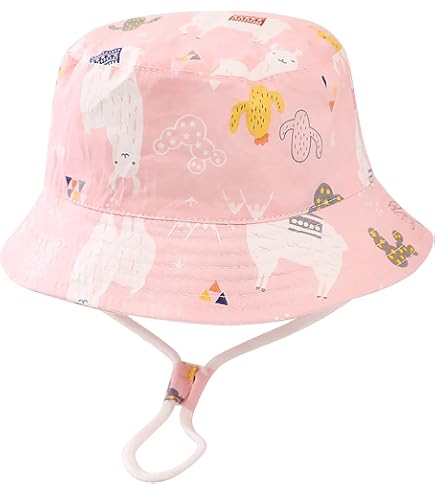 Baby-Sonnenhut Mit UV-Schutz 50+ – Doppelseitig, Verstellbar Für Mädchen & Jungen | Sommer-Fischermütze