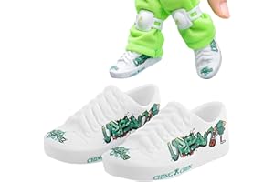 Pratvider Fingerschuhe | -Fingerschuhe,Finger-Knieschützer Puppenschuhe -Skateboard-Schuhe -Sneaker Fingerschuhe für Fingerboard Miniatur-Schuhe Winzige Schuhe für Finger Breakdance