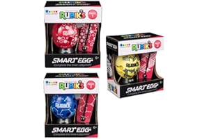 Rubik's 6073831 Smart Egg, Uovo, Gioco di Pazienza: Porta L'Asta Attraverso Il Labirinto, esercita concentrazione e abilità, Selezione Casuale, Adatto a Partire dai 6 Anni, Rosso
