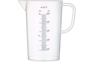 VITLAB neoLab E-1622 Jarra medidora de polipropileno, 500 ml
