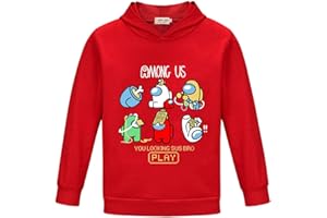 Temolie Juego Among Us Sudadera con Capucha para Niños