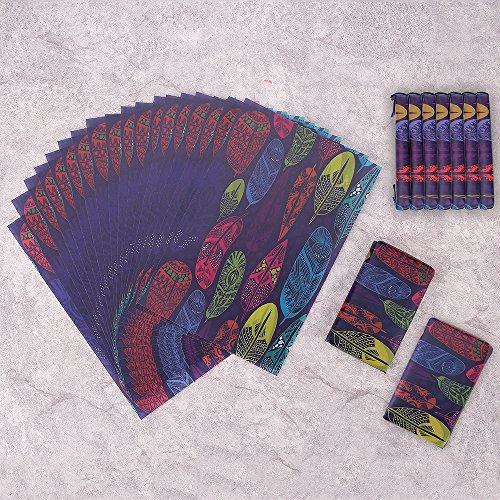 TOPQSC DIY Seifen Set rechteckige Silikonform mit Holzkiste , einem Rosa-Silikonform, 2 Bär-Silikonform, 2 kleine Formen mit Lucky Clover Bild und 20 Stück geölte Papier – ein bestes Geschenk (Blau) - 4