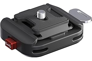 FREEWELL Abrazadera de liberación rápida para Correa de cámara, Compatible con cámaras DSLR, sin Espejo y Digitales, soporta hasta 10kg