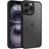 Minesk iPhone 16 i&ccedil;in hybrid Serii Arkası Mat Polikarbonat Kenarları Silikon Kamera Korumalı Metal Lens &Ccedil;er&ccedil;eveli ve Metal Tu