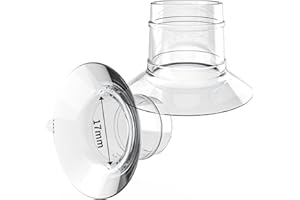 Inserto de Brida 17mm(2 unidades),compatible con KISSBOBO /MomcozyM5/S9 Pro/S12/S12 Pro/Jheppbay,Accesorios originales de repuesto para Extractor de Leche (17mm 2pcs)