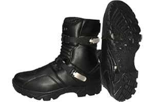 REXTEK Rider Boots New Motorbike Waterproof Boot Leather Motorcycle Touring Shoes Armoured Off Road for Men Women