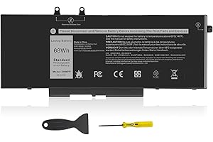 ASUNCELL 15.2V/68Wh 3HWPP Batterie d'ordinateur Portable pour Dell Latitude 5401 E5401 5411 E5411 5501 E5501 5511 E5511 14 5410 15 5510 3541 3551 Series 3HWPP 03HWPP 10X1J N2NLL 1VY7F 01VY7F 451-BCMN