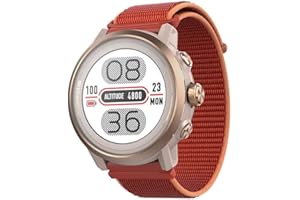 COROS APEX 2 Montre GPS outdoor, 1.2 Pouce, Sapphire, Titane, Batterie de 14 jours montre sport, Navigation au poignet, Cartes hors ligne, Fréquence Cardiaque, Mesure du Sommeil, Course à pied, Corail
