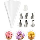 ARVALE Krema Sıkma Torbası Seti 7&rsquo;li &ndash; Pasta, Cupcake ve Kurabiye S&uuml;sleme Aparatı