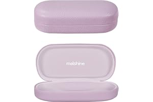 molshine Étui rigide pour lunettes de soleil en cuir PU, étui classique extra large pour lunettes de soleil et lunettes surdimensionnées