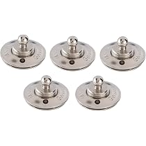 Lot De 10 Fermetures LOXX Marine - Boutons Pression Laiton Pour Bâches, Bateaux