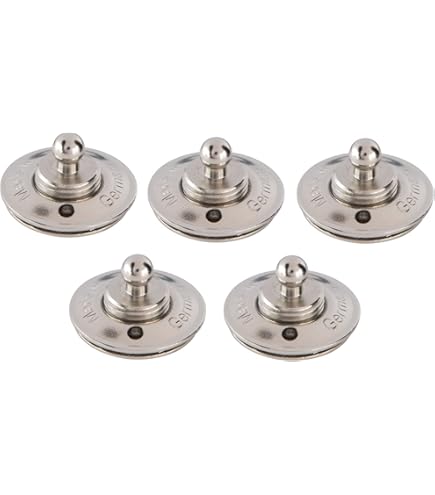 Genuine Hipshot Button Set Of 6 D08 Chrome - Buttons Only - Also Fits Grover - Foto 2