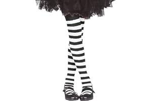 FIESTAS GUIRCA | Pantys con Rayas - Medias para Disfraz Infantil - Accesorio de Halloween y Carnaval para Niñas - Ideal para Fiestas y Celebraciones