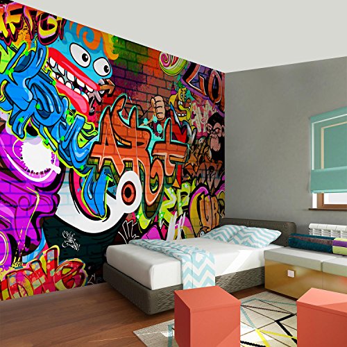 Fototapete Graffiti 352 x 250 cm – Vliestapete – Wandtapete – Vlies Phototapete – Wand – Wandbilder XXL – !!! 100% MADE IN GERMANY !!! Runa Tapete 9068011a - 5
