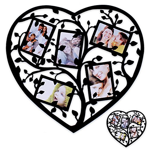 Wandsticker WOP-ART Bilderhalter für 5 Fotos 10x15cm schwarz - 3