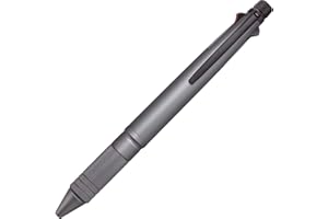 三菱鉛筆 Uni Jetstream 4&1 Metal Edition – Bolígrafo de 0,5 mm (negro, rojo, azul, verde) y portaminas de 0,5 mm, pistola metálica (MSXE52000A05.43)