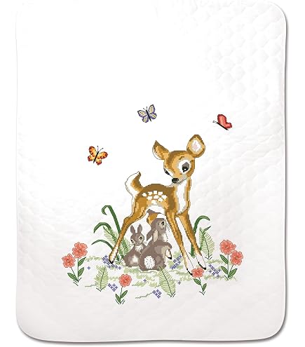 Dimensions Baby Hugs Kreuzstich-Set – Gestempelte Steppdecke, 109x86 Cm