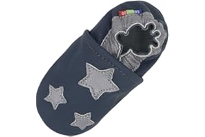 Carozoo Weiche Sohle Leder Babyschuhe Krabbelschuhe Lauflernschuhe Krippe Enfants Hausschuhe Neugeborene