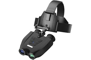 Zavarius Nachtsichtgerät: Nachtsichtbrille/-gerät mit Kopfhalterung, 2,5K-UHD-Cam, 6X Opt. Zoom (Nachtsichtgerät mit Kopfhalterung, Kopf, Wärmebildkamera)