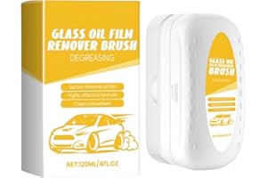 SAIYUANXING Automotive Oil Film Cleaning Brush，Prevents Rain and Fog Cleaning Glass Brush，Oil Film Cleaning Brush，Improve The Clarity of The Windshield and Rearview Mirror.