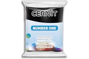 CERNIT CE0900056100 Nummer eins Lehm 56 G, schwarz, 7 x 5.5 x 1.5 cm