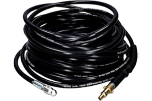 WESSPER Tuyau de débouchage de canalisation 20 m QC, 200 bar, 60 °C | Compatible avec nettoyeurs haute pression Nilfisk, Stihl