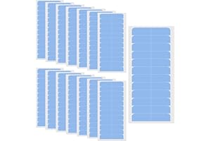 NICECRAFT 180 Pcs Hair Extension Tape Taps, Double Sided Adhesive Hair Extension Tape Replacement (Blue)