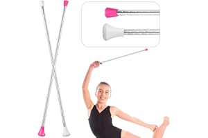 HyDren Twirling Baton Unisex Kids' Gymnastics Dance Baton Metal Baton Marching Band Baton Parade Baton Stick for Talent Shows, Artistic Dancing, Baton Twirling