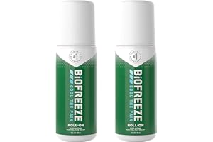 Biofreeze Pain Relief Roll On, 89ml X 2, Relieves Pain, Cold Relief, Arthritis, Back Pain, Muscle Pain, Targets Small Areas, Easy To Use, Freeze Sprays, Pain and Fever