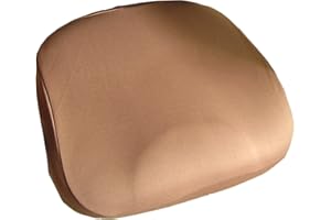 Anawakia Funda elástica para silla de oficina (café, 48 x 52 cm)