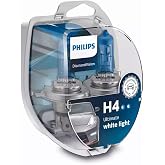 Philips H4 Xenon Beyaz Farlar, 5000K, 60/55W, Ampul Takımı