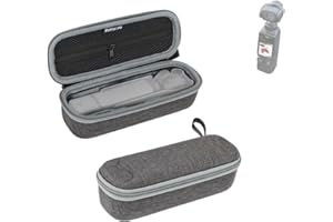 LINGHUANG OSMO Pocket 3 Case,Protective Case for DJI Pocket 3 with Cover or 1/4" Thread Handle,Portable Storage Case for DJI OSMO Pocket 3 Camera Accessories