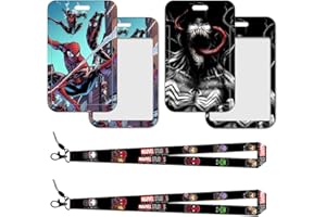 TYDEUS Lanyard con Soporte para Tarjetas, Porta Tarjetas Identificativas con Cordón, 2 Pcs Funda Tarjeta Identificación, Transparente Impermeable de Tarjeta para Carta Bus, Carta d'identità, Ufficio