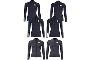Two Bare Feet Women's Heritage Neoprene Wetsuit Jacket — Front Zip Surf Top for Swimming, Paddleboarding & Watersports | Lightweight, Flexible & Warm