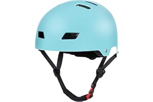 GIEMIT Skaterhelm Kinder Jungen Fahrradhelm BMX Scooter Helm 12 13 14 15 16 Jahre für Rollschuhe und Skateboard (M)