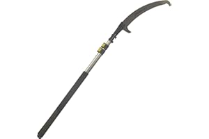 AB TOOLS 2.5m Tree Branch Cutting Saw Extending Pruner Telescopic Aluminium Pole SIL333