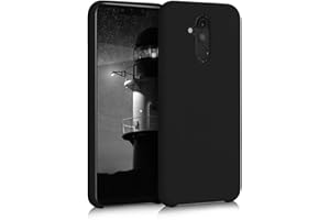 kwmobile etui kompatybilne z Huawei Mate 20 Lite, etui na telefon komórkowy, gumowane, w kolorze niebiesko-zielonym, czarny