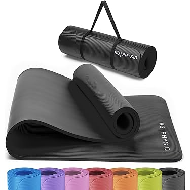 Yogamat met draagriem: schattige yogamat met 75 geïllustreerde
