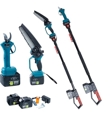 5 Catene Per Motosega Da 10 Pollici | 40 Maglie E Passo 3/8" Per Mini Motoseghe Elettriche A Batteria | Accessori Da Giardino E Potatura