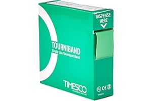 Timesco D80.100 Tourniquet-2.5 cm x 45 cm (Pack of 25)
