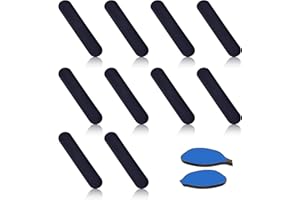 SAVITA 10 Pezzi Nastro di Piombo Pickleball, 3 g Strisce Adesive di Piombo Nastro di Piombo Adesivo per Protezione del Bordo della Paletta, Aumenta la Potenza e la velocità di Oscillazione (Nero)