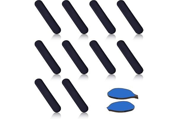 SAVITA 10pcs Bande de Plomb Pickleball Autocollante, 3g Bande de Plomb Raquette Ruban de Plomb Adhésif pour Protection de Bord de Pagaie, Augmentation de la Puissance et de la Vitesse de Swing (Noir)