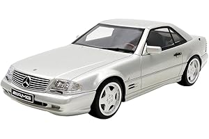 Otto Mobile - Miniaturauto Mercedes Benz SL 73 Amg 1995 Maßstab 1:18, OT240, Silber