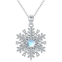 Broche Pendentif Flocon De Neige En Strass - Style étincelant, Occasion, Alliage Argenté