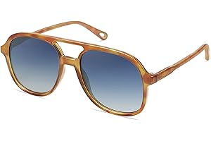 SOJOS Occhiali da Sole da Uomo Donna Polarizzati Vintage Rettangolari Quadrati Grandi Specchio Occhiali da Sole UV400 Protezione SJ2174