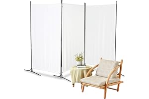 Sonnewelt Biombo de privacidad (260 x 180 cm), Color Beige