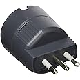 BTicino S3623GE Adattatore Presa Tedesca, Grigio (Antracite), 250 volt, 10A
