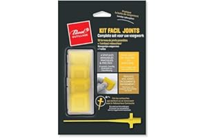 SAUBER MEISTER Lot de 4 lisseurs pour joints avec 16 formes de joints, pour tous les mastics, utilisation facile pour salle de bain, cuisine.