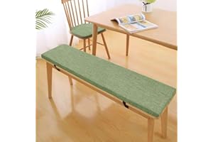 Hovoto Bench Cushion, Personalized Size Bench Cushions, 5cm Thick Furniture Porch Swing Cushions Window Seat Cushions Indoor, Non Slip Bottom Bay Window Cushion for Garden Patio， agate， 80 * 30 * 5