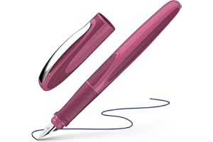 ‎SCHNEIDER Schneider Boysenberry Ray 168209 Fountain Pen Right-Handed with Standard Ink Cartridge Royal Blue
